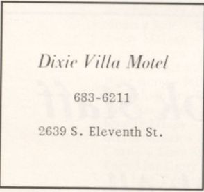 Dixie Villa Motel - 1977 Brandywine High School Yearbook (newer photo)